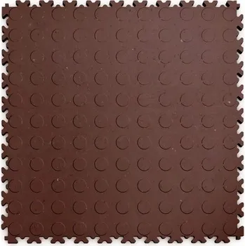PVC dlažba Mosolut Machine Industrial ECO, 7mm, mince, hnědá