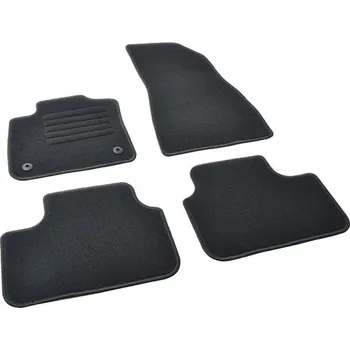 autokoberec Autokoberce textilní přesné černé / černé obšití - Volvo C40 Recharge (2022-) 5-sedadel