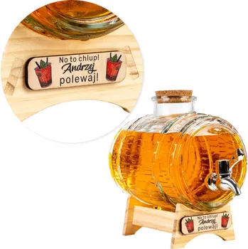 Sada SuperButelki Skleněný demižon 2L s cedulkou 2 l