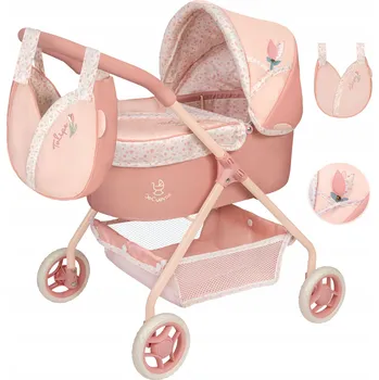Kočárek pro panenku Hluboký kočárek pro panenky DeCuevas Tulipe