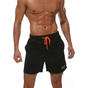 Pánské oblečení PÁNSKÉ PLAVKY ŠORTKY KRAŤASY ČERNÉ - M