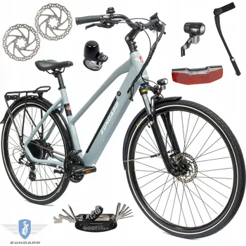 Elektrokolo Elektrokolo trekingové Zundapp Z810 19,5" hliníkové šedé 24 rychlostí