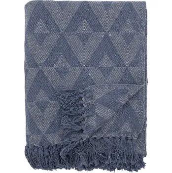 deka Bloomingville, Deka Udine 130 x 160 cm sytě modrá - Formadore