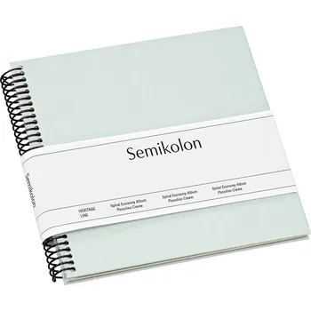 Semikolon, Fotoalbum Uni Economy s bílými stránkami malé mátově zelené - Formadore
