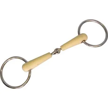 Vybavení pro koně Udidlo FEELING jednou lomene jablecna prichut 21mm Velikost: 135