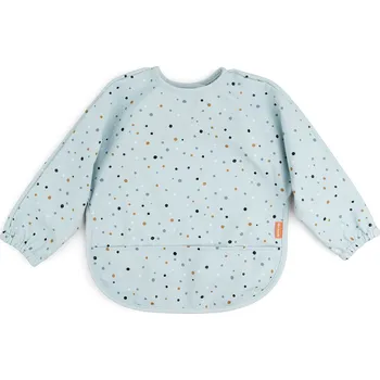 Bryndák Done by deer, Bryndáček s rukávy Happy Dots 6-18 m nebově modrý - Formadore