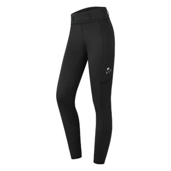 Jezdecké oblečení Zimní jezdecké legíny Ella ELT, černá Barva: černá, Velikost: D44