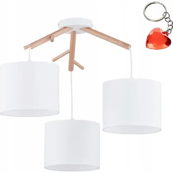 Závěsné svítidlo Albero bílé stínidla 3xE27 do obýváku 6553 TK Lighting