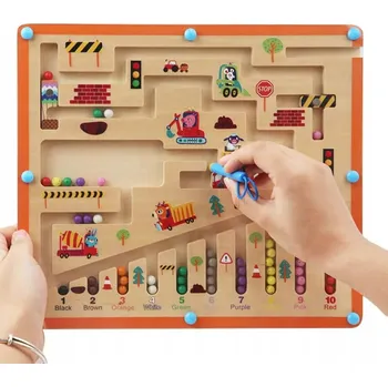 Obraz DŘEVĚNÝ LABYRINT: DOVEĎ KULIČKY DO CÍLE