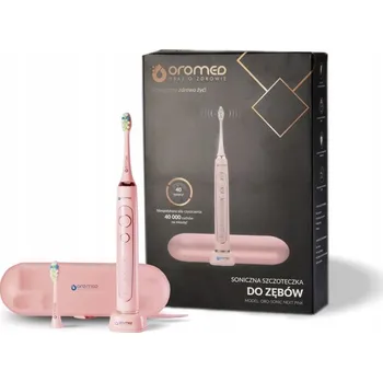 Péče o chrup Sonický kartáček Oromed ORO-SONIC NEXT PINK růžový, 2 hlavice, 4 režimy