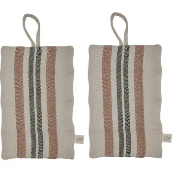 Chňapka OYOY, Kuchyňské chňapky Linu, béžovo-hnědé, 2 ks - Formadore