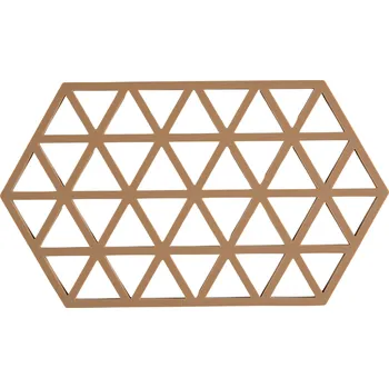 Úložný box Zone Denmark, Podložka pod horké nádobí Triangles 24 cm terakota - Formadore
