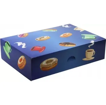 Čokoláda Krabička PAP DOUGHTER 31x22x8cm modrá