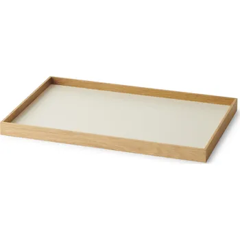 Šperkovnice Gejst, Dekorativní podnos Frame světlý dub M béžový - Formadore