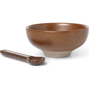 Ferm Living, Slánka Petite s malou lžičkou 2 díly - Formadore