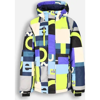 Lyžařská bunda pro chlapce Barevná snowboardová bunda 158 Lemon Explor