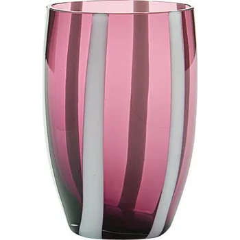 Sklenice Zafferano, Skleněný pohár Gessato 320 ml ametystový - Formadore