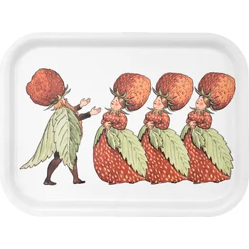 Design House Stockholm, Servírovací tác Elsa Beskow The Strawberry Family, 20 x 27 cm - Formadore