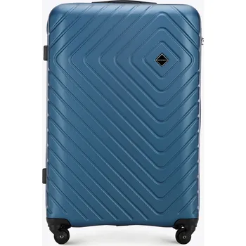 Kufr Wittchen tvrdý velký modrý ABS 96 l se zámkem na kód