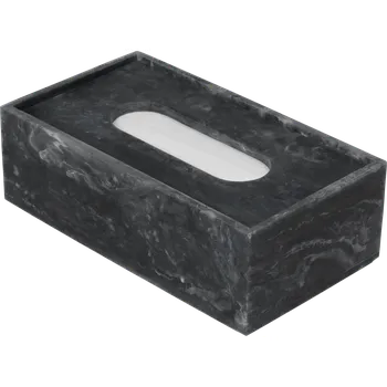 Zásobník na papírové ručníky Ferm Living, Box na kapesníky Mist v barvě uhlí - Formadore