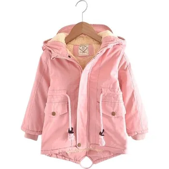 Dívčí bunda Dětská zimní bunda L2040 růžová 8