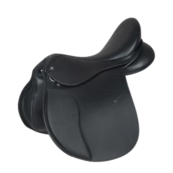 Jezdecké sedlo Univerzální sedlo Comfort kůže Waldhausen Barva: černá, Velikost: 17,5"/44 cm
