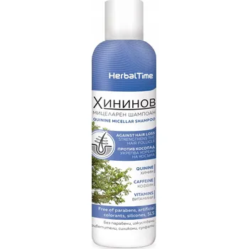 Šampon Rosaimpex Herbal Time Micelární Šampon s chininem a kofeinem 200 ml
