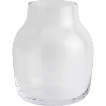 Váza Muuto, Váza Silent 13,4 cm transparentní - Formadore