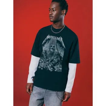 Tričko s&nbsp;potiskem Metallica - M - House - černá - 902IY-99X