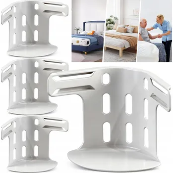 Prostěradlo DRŽÁKY NA PROSTĚRADLO DO POSTELE KLIPY PROTI SKLOUZÁVÁNÍ MULTIFUNKČNÍ BÍLÉ 4KS