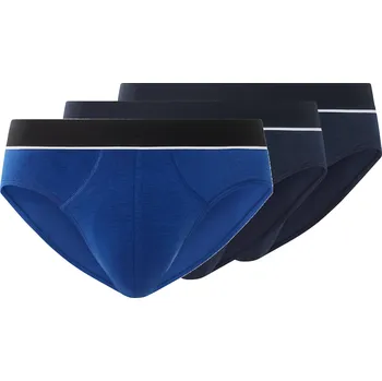 Slipy esmara Men Pánské slipy s BIO bavlnou, 3 kusy (navy modrá / modrá, 8/XXL)