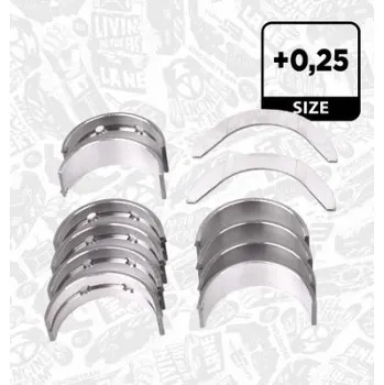 Motor automobilu Hlavní ložiska klikové hřídele-sada ET ENGINETEAM LH005525