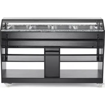 Lednice Vyhřívaný bufet, HENDI, GN 1/1, 1490x765x(H)1370mm | 274064