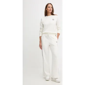 Bavlněná tepláková souprava Fila FPW4216 béžová 01X, vel. L