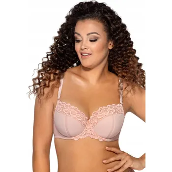 Podprsenka Ava podprsenka s polovyztuženými košíčky růžová velikost 75H