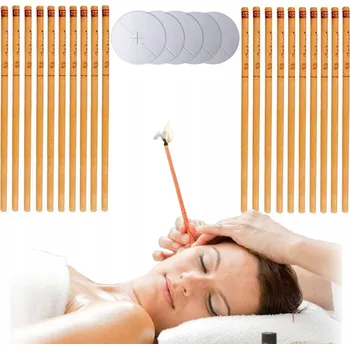 Svíčka 20x UŠNÍ SVÍČKA SVÍČKY PRO SVÍČKOVÁNÍ UŠÍ SVÍČKY ZDRAVÍ A RELAXACE
