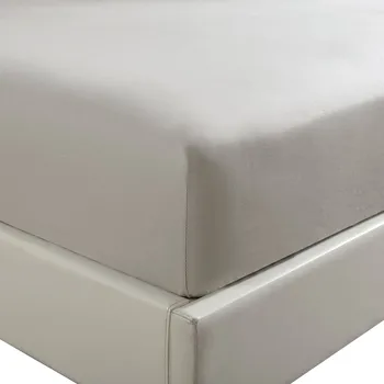 Prostěradlo Prostěradlo s gumou Spod Igły i Nitki bavlněný satén 90 x 200 cm