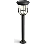 Radii UltraEfficient solární venkovní sloupkové LED svítidlo 1,3W 250lm 3000K 60cm IP44, černé