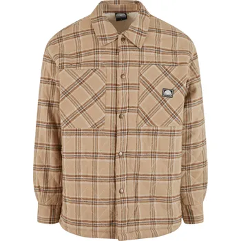 Pánská větrovka Pánská flanelová košilová bunda béžová Southpole krémová 1755763