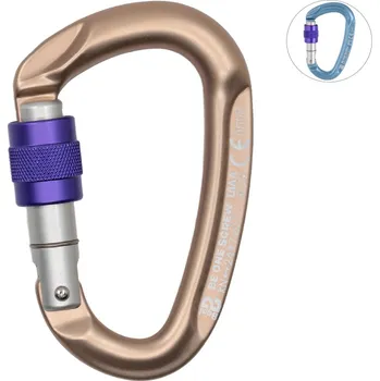 Jištění Šroubovací karabina BEAL Be One Screw Barva: matt stone, Kód produktu: BMCLBO.SP