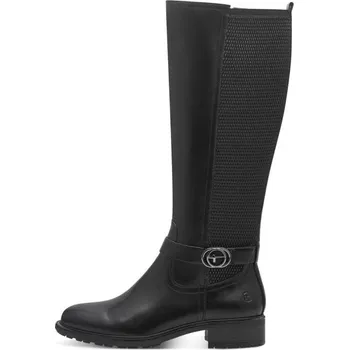 Dámská obuv Tamaris kozačky XL lýtko streč 25619 černá, velikost 37