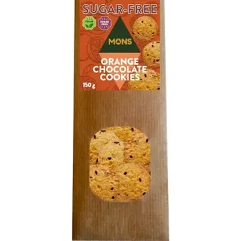 Bonbon Pomerančové sušenky s čokoládou bez cukru