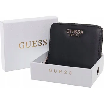 Peněženka GUESS DÁMSKÁ PENĚŽENKA TALENT SLG SMALL ZIP ČERNÁ SWNG9669137 BLA
