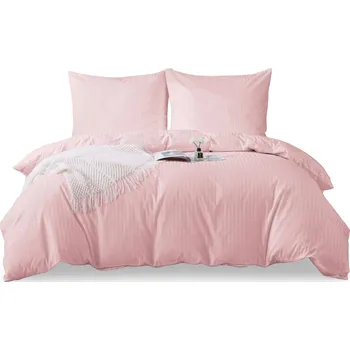 Povlečení Povlečení 160x200cm pudrový Damašek 100% Bavlna + 2 povlaky na polštáře 70x80cm