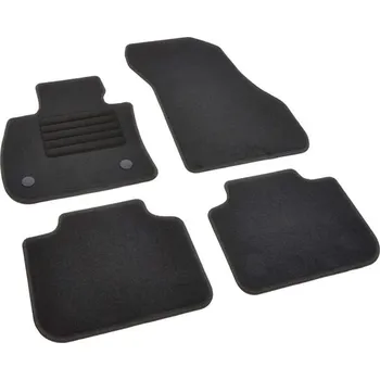 autokoberec Autokoberce textilní přesné černé / černé obšití - BMW X1 (Typ U11) (2022-) Combi 5-sedadel