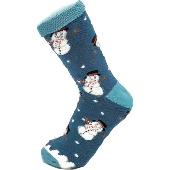 Pánské ponožky Pánské vánoční ponožky Aura Via SFV92 modrá Barva: Modrá, Velikost: 39-42