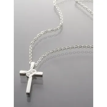 Náhrdelník Náhrdelník ocelový křížek (Ocelový kříž na krk)
