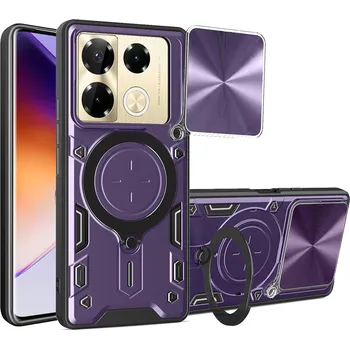 Pouzdro na mobilní telefon Ochranné pouzdro Techsuit CamGuard Pro pro Infinix Note 40 Pro+ fialové