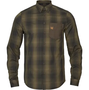 Pánská košile Pánská košile Härkila Akkan Willow green/Shadow brown 3XL