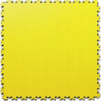 Dlažba PVC dlažba Mosolut Machine Industrial, 7mm, hladká, žlutá